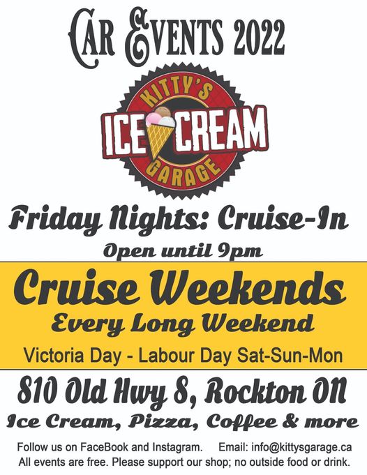 Kitty's Ice Cream Grarage Friday Night Cruise In